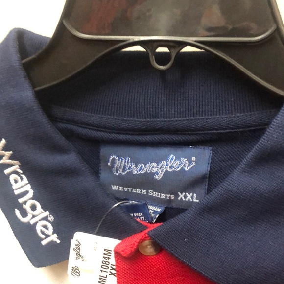 Vintage NWT Wrangler Western Polo Shirt - Picture 3 of 5
